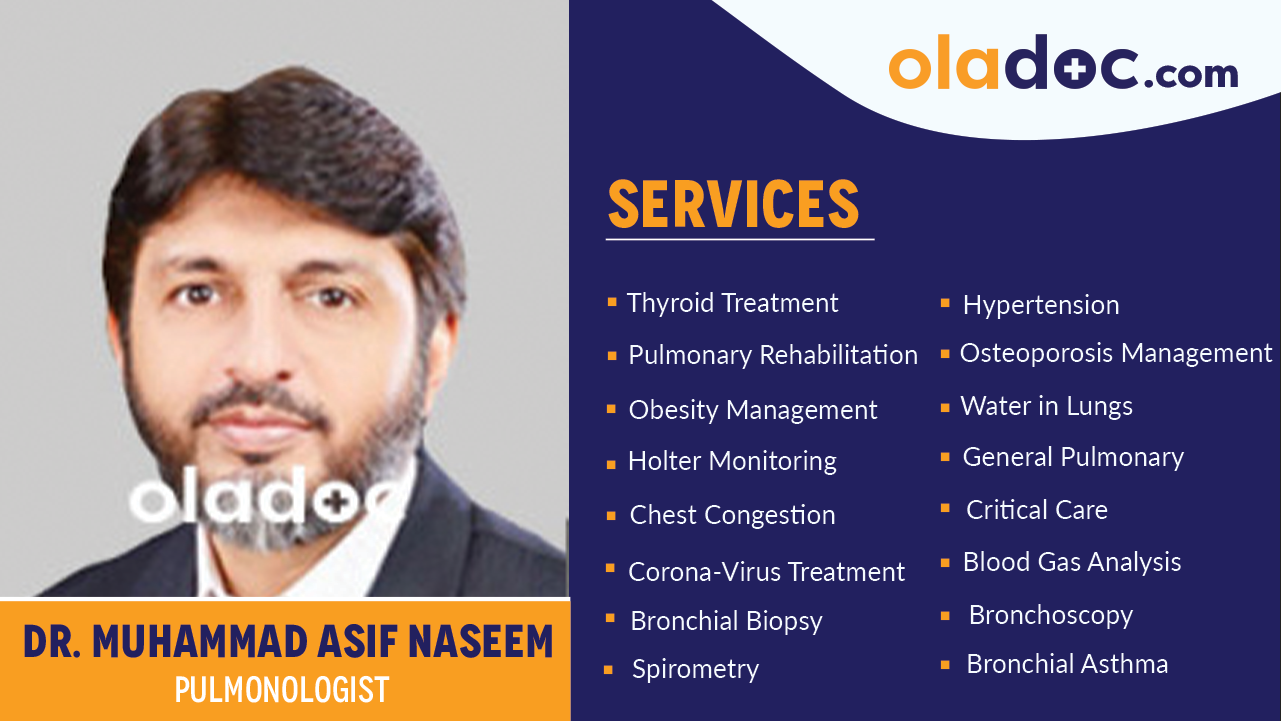Services  provided by  Dr. Muhammad Asif Naseem